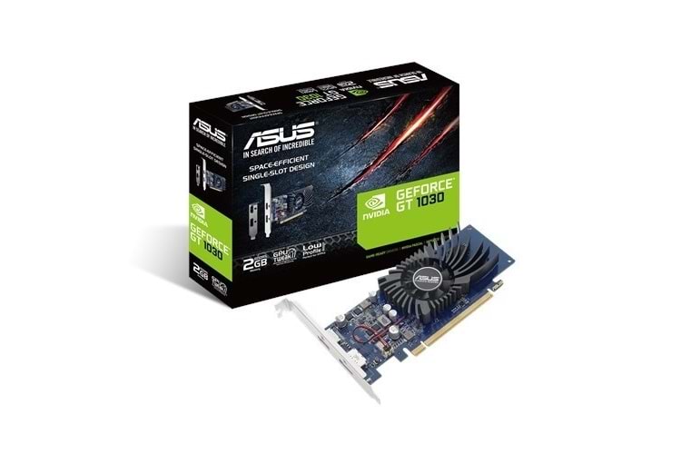 ASUS GT1030 2GB 2G-BRK GDDR5 64bit HDMI DP PCIe 16X v3.0 Low Profile
