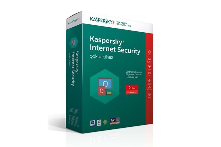 KASPERSKY Internet Security Trk Kutu 1yıl 2kullanıcı