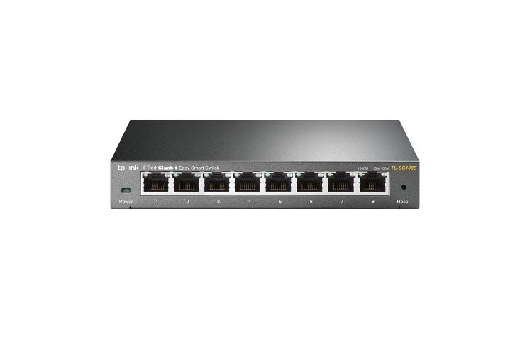 TP-LINK 8port TL-SG108E GIGABIT Yönetilebilir Switch Masaüstü