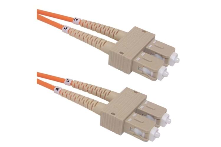 BIFO 3m MM SC-SC 50/125µ LSZH Duplex Fiber Optik Patch Kablo