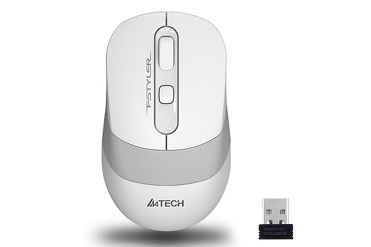 A4 TECH FG10 Kablosuz 2000dpi Optic Beyaz Mouse