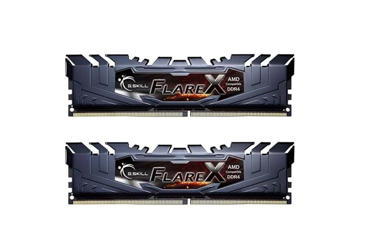 GSKILL 16GB (2X 8GB) DDR4 3200MHZ CL16 DUAL KIT PC RAM FLARE X F4-3200C16D-16GFX (AMD UYUMLU)