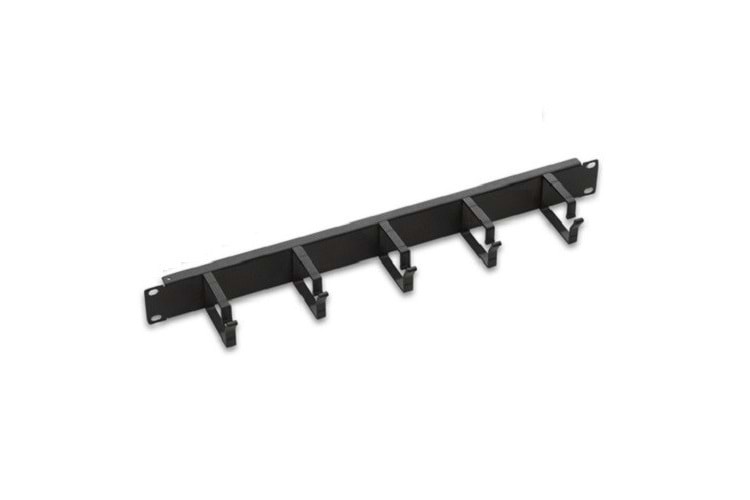 AGER 1U Yatay Organizer Siyah 5 Metal Kancalı AA-5KN01U19-A-S1