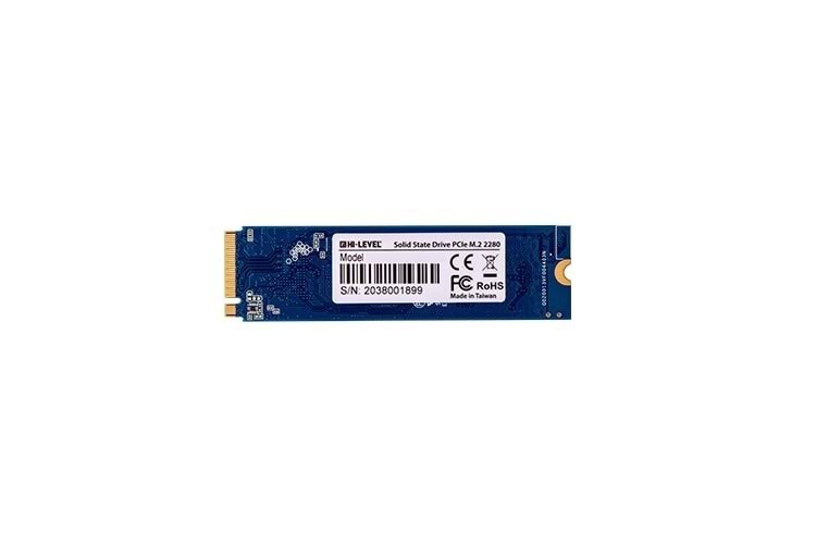 HI-LEVEL 256GB HLV-M2PCIeSSD2280/256G 3300- 1200MB/s M2 PCIe NVMe Gen3 Disk