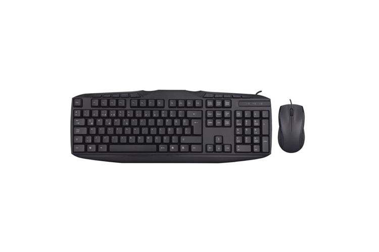 EVEREST UN-796 USB Q Trk Siyah Multimedya Klavye & Mouse Set