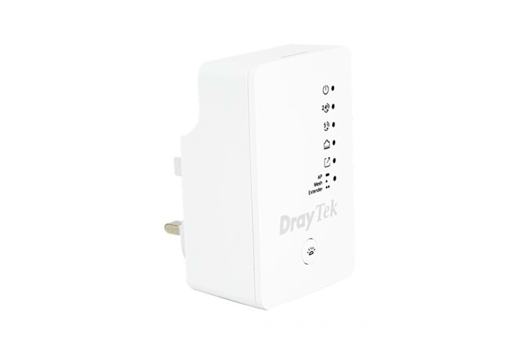 DRAYTEK Vigor AP802 AC1200 Dual Band Mesafe Genişletici Kurumsal Access Point Priz Tip