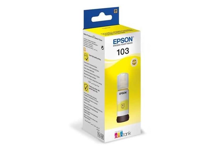 EPSON T00S44A 103Y Sarı 65ml Tanklı Sistem Mürekkebi