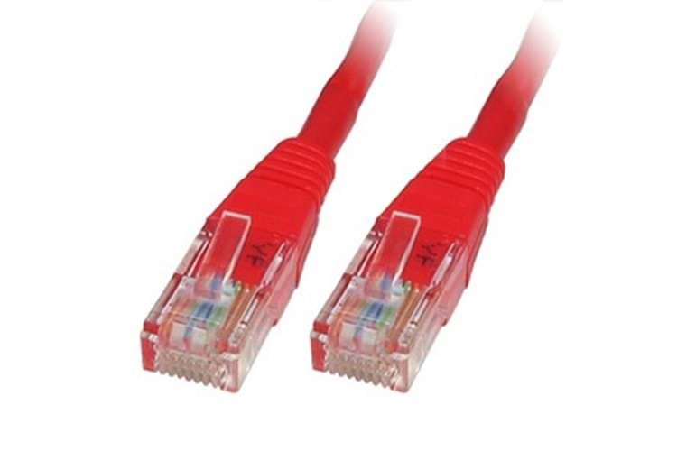 ODS 3m CAT6 Utp LSZH Saf Bakır Kırmızı Patch Kablo