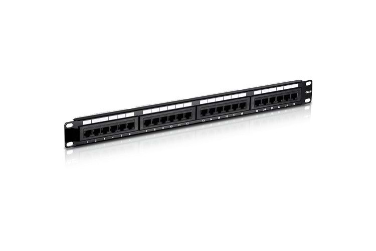 ODS 1U 24port Cat6 Utp Bakır Patch Panel U-P24UTP