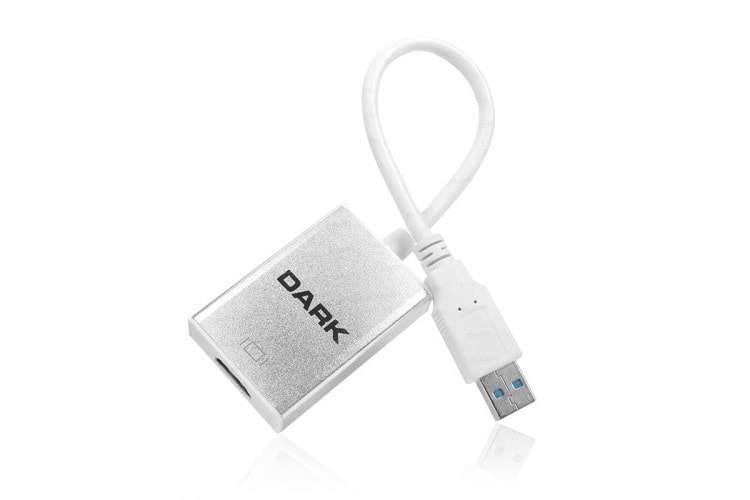 DARK UGA33 DK-AC-UGA33 0.15metre USB-HDMI Çevirici Adaptör Gümüş