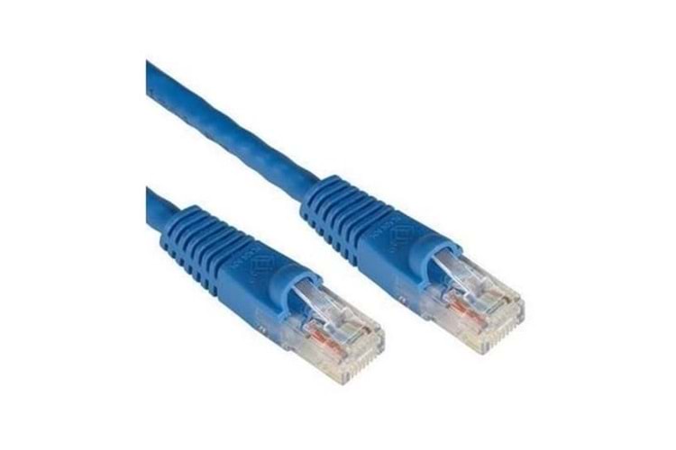 ODS 0.5m CAT6 Utp LSZH Saf Bakır Mavi Patch Kablo