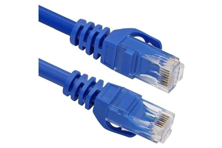 ODS 1m CAT6 Utp LSZH Saf Bakır Mavi Patch Kablo