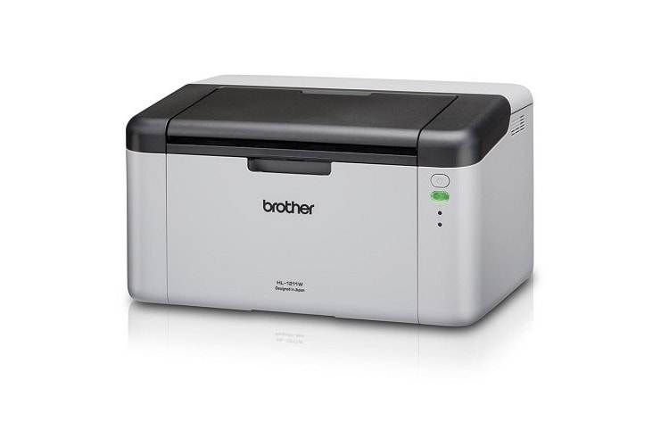 BROTHER HL-1211W-2T A4 Siyah Laser Yazıcı USB 2.0,Kablosuz Demo+1 Tonerli