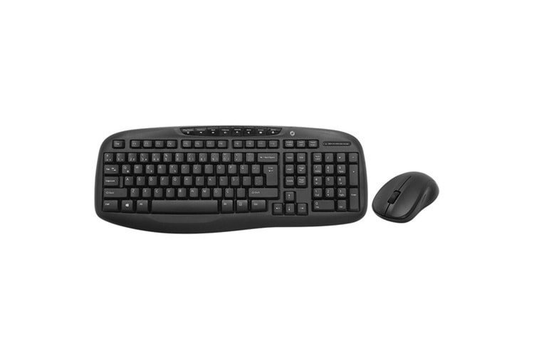 FRISBY FK-4830WQ Kablosuz Q Trk Optic Mouse Siyah Multimedya Klavye - Mouse Set