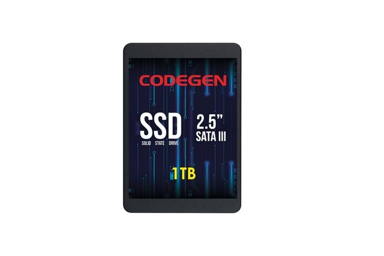 CODEGEN 1TB CDG-1TB-SSD25 560- 500MB/s SSD SATA-3 Disk
