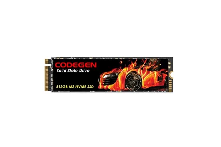 CODEGEN 512GB CDG-512GB-NVME 2100- 1700MB/s M2 PCIe NVMe Gen3 Disk