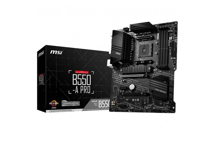 MSI B550-A PRO DDR4 M2 PCIe NVME HDMI DP PCIe 16X v4.0 AM4 ATX