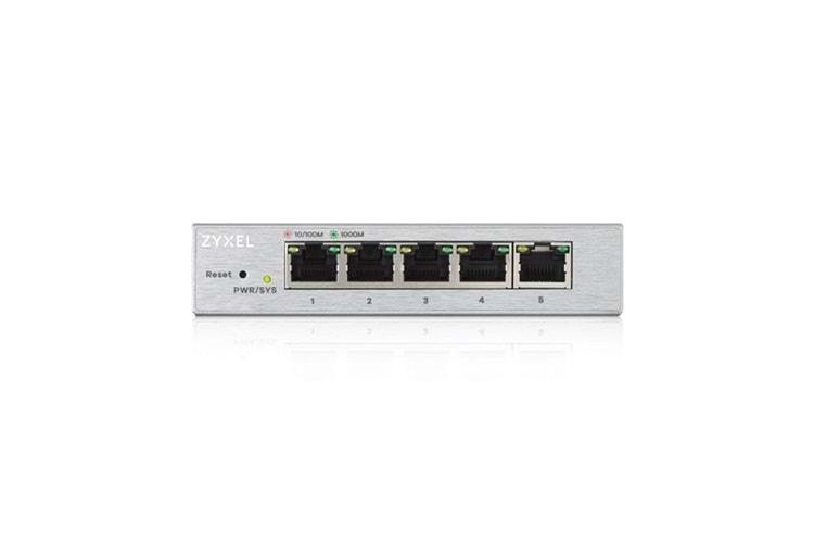 ZyXEL 5port GS1200-5 GIGABIT Yönetilebilir Switch Masaüstü