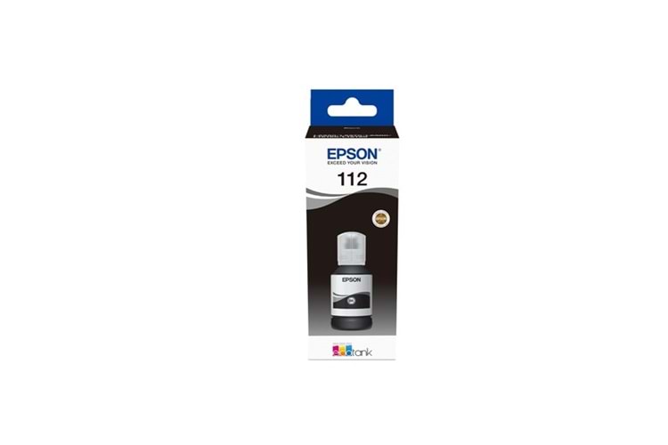EPSON C13T06C14A 112 Siyah 127ml Tanklı Sistem Mürekkebi