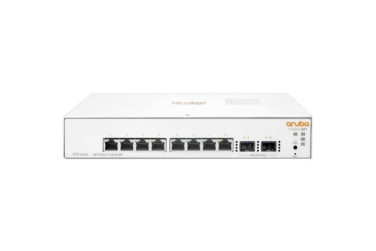 ARUBA 8port Instant On 1930-8G JL680A GIGABIT 2X SFP Yönetilebilir Switch Masaüstü