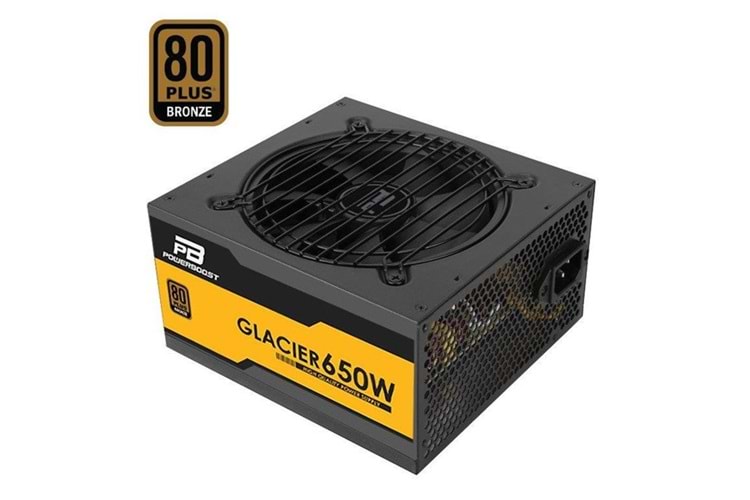 PowerBOOST 650W 80+ BRONZE BST-ATX650B 12cm Fanlı Power Supply