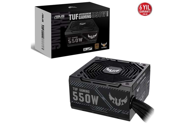 ASUS 550W 80+ BRONZE TUF GAMING 550B 13.5cm Fanlı Power Supply