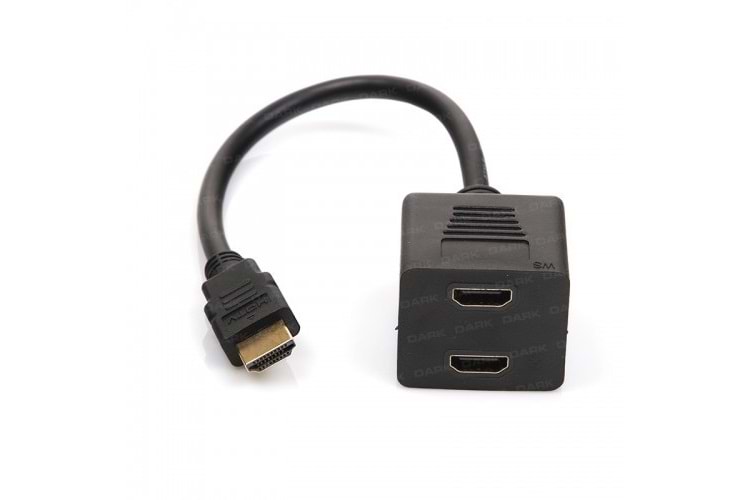 DARK DK-HD-AMX2F HDMI-2x HDMI Görüntü Adaptörü Siyah