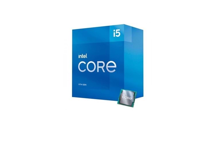 INTEL CORE i5 11400 12MB 6çekirdekli O/B UHD730 1200p v2 65w Kutusuz+Fansız