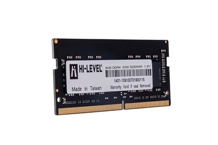 HI-LEVEL 8GB DDR4 3200MHZ NOTEBOOK RAM VALUE HLV-SOPC25600D4/8G