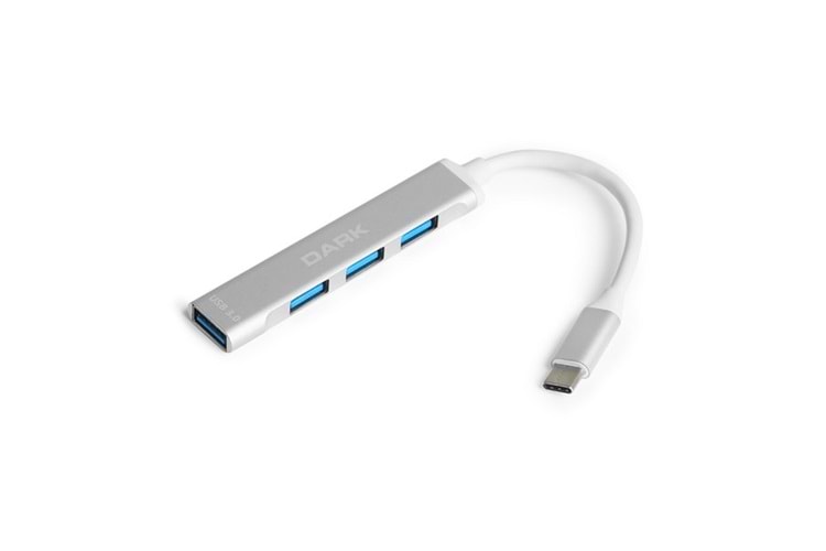 DARK Connect Master X4 DK-AC-USB310C 4port Type-C Beyaz USB Çoklayıcı Hub