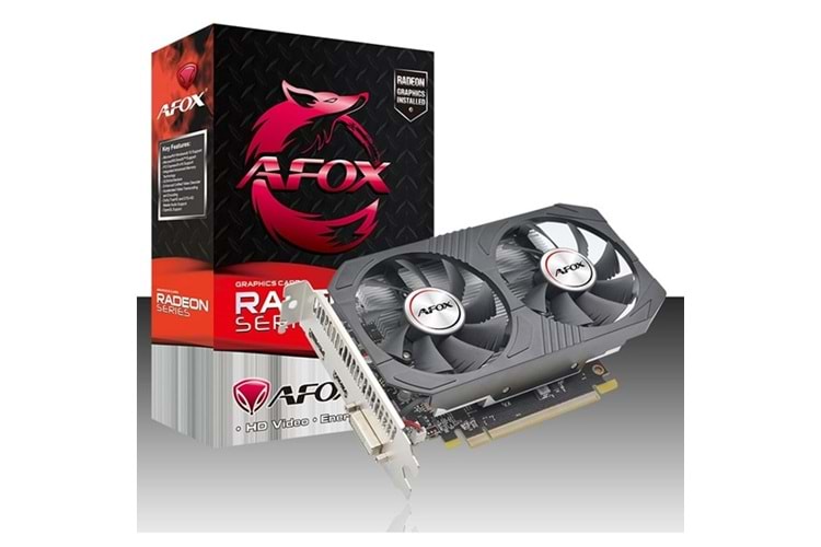 AFOX RX550 4GB AFRX550-4096D5H4-V6 GDDR5 128bit HDMI DVI DP PCIe 16X v3.0