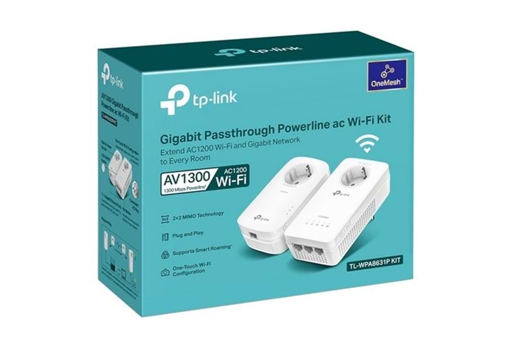 TP-LINK TL-WPA8631P KIT EV Ofis Tipi PowerLine Ağ Adaptörü