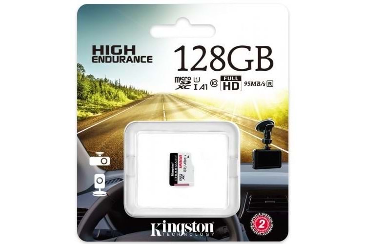 KINGSTON MicroSD 128GB ENDURANCE SDCE/128GB Class10 Hafıza Kartı