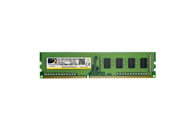 TWINMOS 8GB DDR3 1600MHZ PC RAM VALUE MDD3L8GB1600D