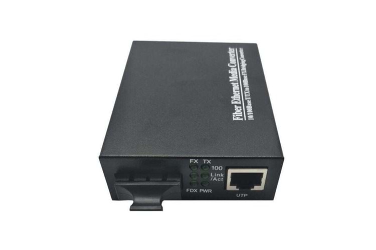 BIFO 09MC-1000SCSMDXA SM Fiber Converter Ethernet Medya Dönüştürücü