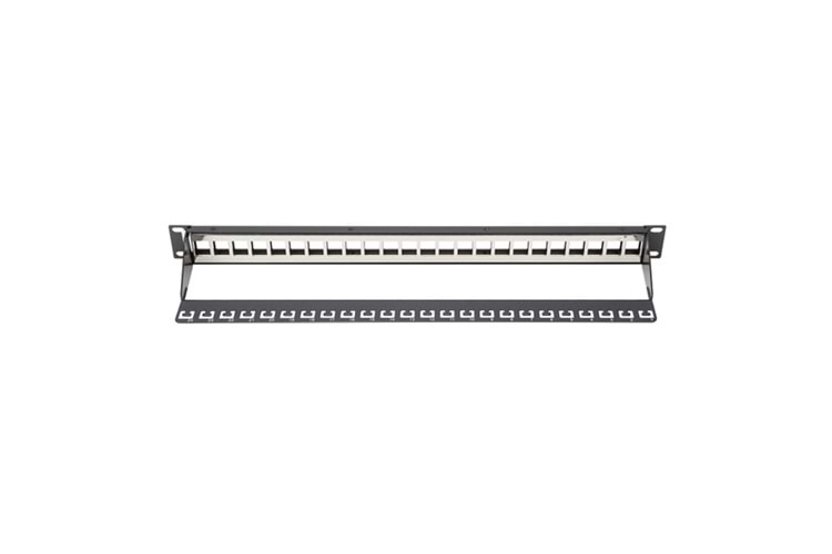 DIGITUS 1U 24port Cat6 Utp Boş Patch Panel DN-91411
