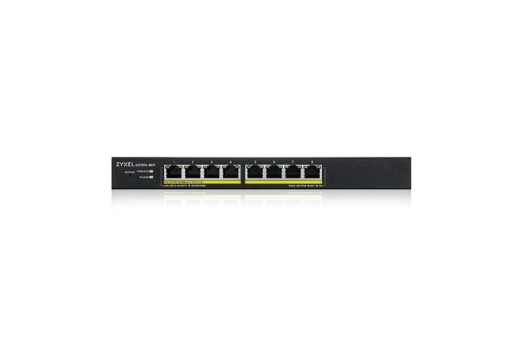 ZyXEL 8port 60w FULL PoE GS1915-8EP GIGABIT Yönetilebilir Switch
