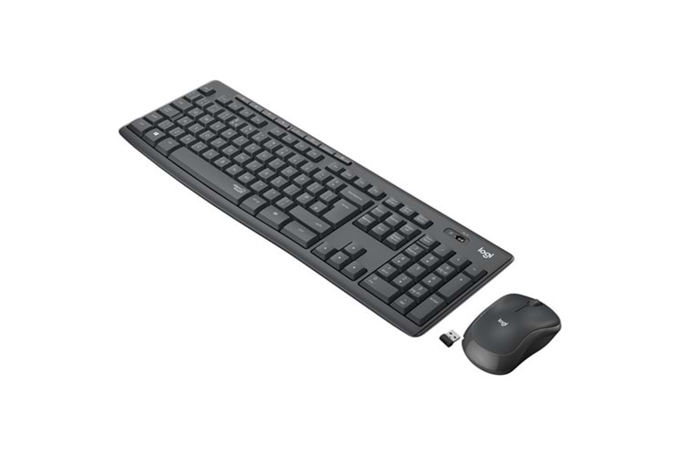 LOGITECH MK295 Kablosuz Q Trk Sessiz Siyah Multimedya Klavye - Mouse Set 920-009804