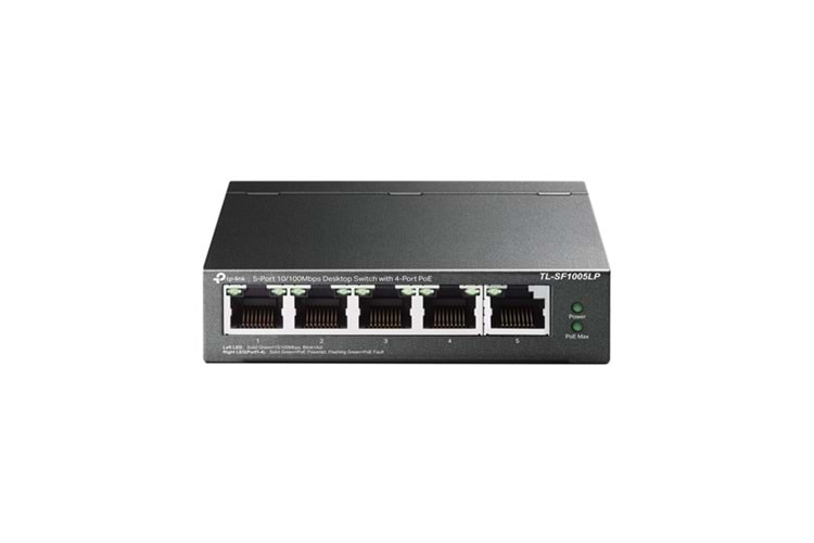 TP-LINK 5port 47w FULL PoE TL-SF1005LP 10/100 Yönetilemez Switch