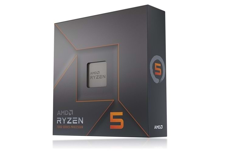 AMD RYZEN 5 7600X 38MB 6çekirdekli O/B UHD AM5 105w Kutulu+Fansız 