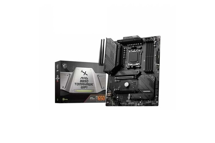 MSI MAG B650 TOMAHAWK WIFI DDR5 HDMI DP PCIe 16X v4.0 AM5 ATX