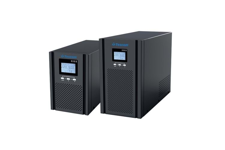 TESCOM 3KVA TEOS+ 103 ONLINE 1/1F LCD EKRAN UPS 6x 12v 7amper