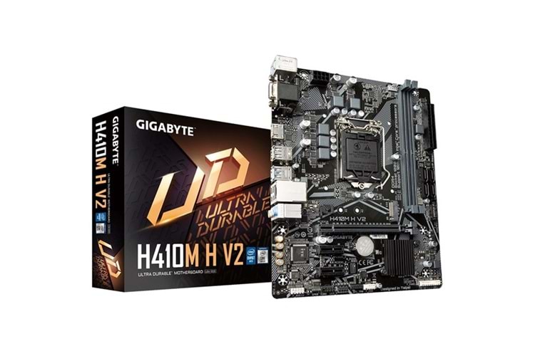 GIGABYTE H410M H v2 1.4 DDR4 HDMI PCIe 16X v4.0 1200p v2 mATX