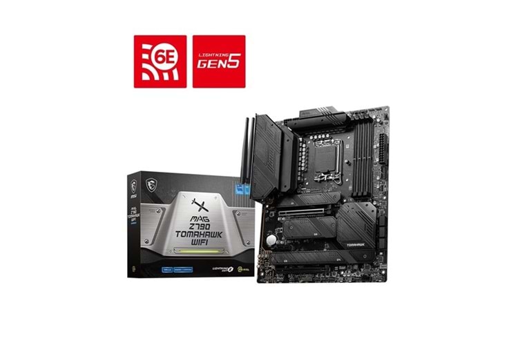 MSI MAG Z790 TOMAHAWK WIFI DDR5 M2 PCIe NVME HDMI DP PCIe 16X v5.0 1700p mATX