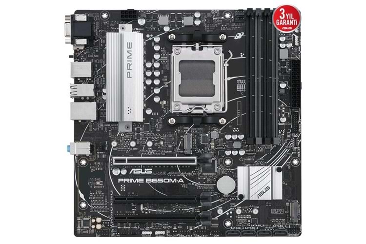 ASUS PRIME B650M-A DDR5 HDMI DP,mDP PCIe 16X v5.0 AM5 mATX