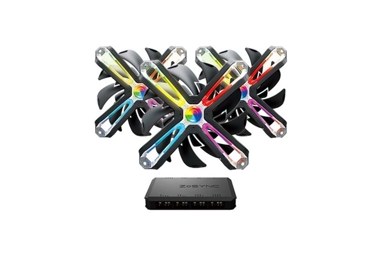 ZALMAN ZM-SF120A3 RGB 120mm Kasa Fanı 3-lü paket