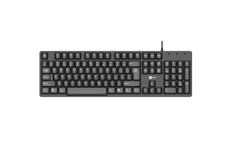 LENOVO LECOO KB101 USB Q Trk Siyah Standart Klavye