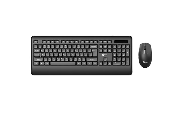 LENOVO LECOO KW202 Kablosuz Q Trk Optic Mouse Siyah Standart Klavye - Mouse Set