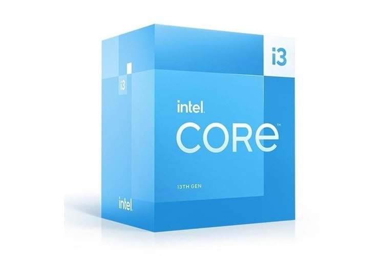 INTEL CORE i3 13100F 17MB 4çekirdekli VGA YOK 1700p 58w Kutulu+Fanlı