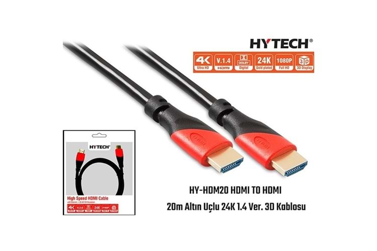 HYTECH HY-HDM20 20metre HDMI Görüntü Kablosu